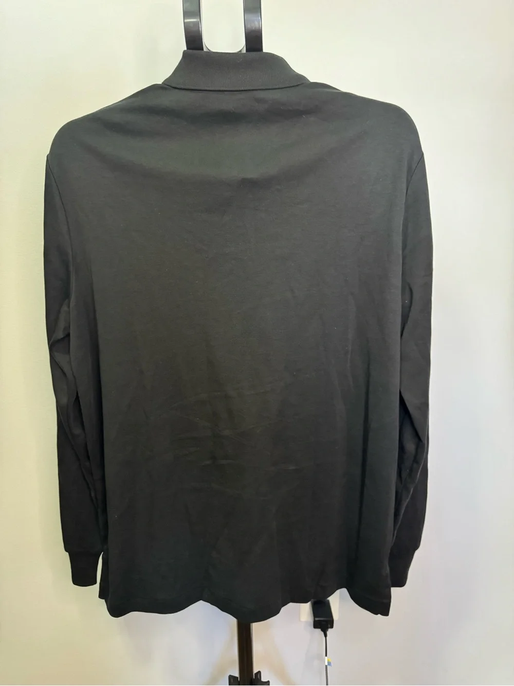 Polo Ralph Lauren Men’s Long-Sleeve Black Polo Shirt